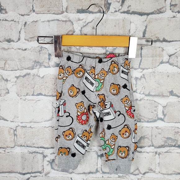 Moschino Baby Teddy Bear Sweatpants 1-3M - Picture 1 of 12